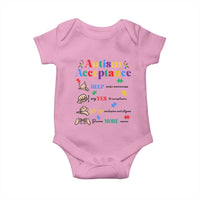 Autism Awareness Acceptance Hand Sign Language SPED Teacher Baby Onesie