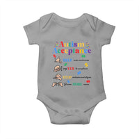 Autism Awareness Acceptance Hand Sign Language SPED Teacher Baby Onesie