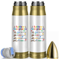 Autism Awareness Acceptance Hand Sign Language SPED Teacher Bullet Tumbler
