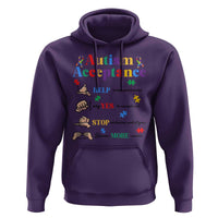Autism Awareness Acceptance Hand Sign Language SPED Teacher Hoodie