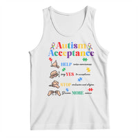 Autism Awareness Acceptance Hand Sign Language SPED Teacher Tank Top
