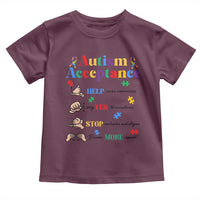 Autism Awareness Acceptance Hand Sign Language SPED Teacher Toddler T Shirt