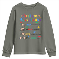 Autism Awareness Acceptance Hand Sign Language SPED Teacher Youth Sweatshirt