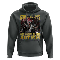God Gives His Most Powerful Soldiers Autism Hoodie Funny Hard Skeleton Meme