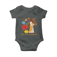 Autism Awareness Jesus Baby Onesie Oh How He Loves Us Christian Bible Verse