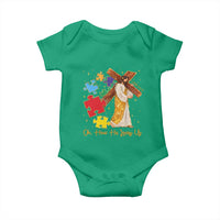 Autism Awareness Jesus Baby Onesie Oh How He Loves Us Christian Bible Verse