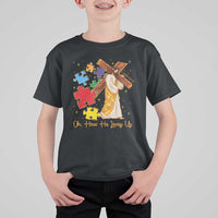 Autism Awareness Jesus T Shirt For Kid Oh How He Loves Us Christian Bible Verse