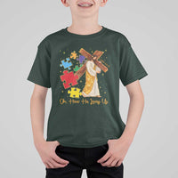 Autism Awareness Jesus T Shirt For Kid Oh How He Loves Us Christian Bible Verse