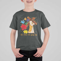 Autism Awareness Jesus T Shirt For Kid Oh How He Loves Us Christian Bible Verse
