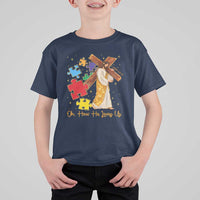 Autism Awareness Jesus T Shirt For Kid Oh How He Loves Us Christian Bible Verse