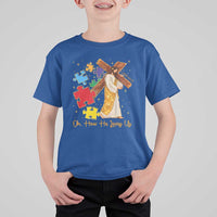 Autism Awareness Jesus T Shirt For Kid Oh How He Loves Us Christian Bible Verse