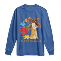 Autism Awareness Jesus Long Sleeve Shirt Oh How He Loves Us Christian Bible Verse