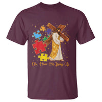 Autism Awareness Jesus T Shirt Oh How He Loves Us Christian Bible Verse