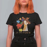 Autism Awareness Jesus T Shirt For Women Oh How He Loves Us Christian Bible Verse