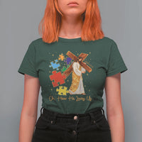 Autism Awareness Jesus T Shirt For Women Oh How He Loves Us Christian Bible Verse