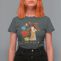 Autism Awareness Jesus T Shirt For Women Oh How He Loves Us Christian Bible Verse