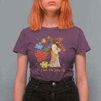 Autism Awareness Jesus T Shirt For Women Oh How He Loves Us Christian Bible Verse