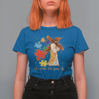 Autism Awareness Jesus T Shirt For Women Oh How He Loves Us Christian Bible Verse
