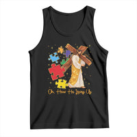 Autism Awareness Jesus Tank Top Oh How He Loves Us Christian Bible Verse