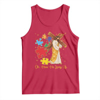 Autism Awareness Jesus Tank Top Oh How He Loves Us Christian Bible Verse