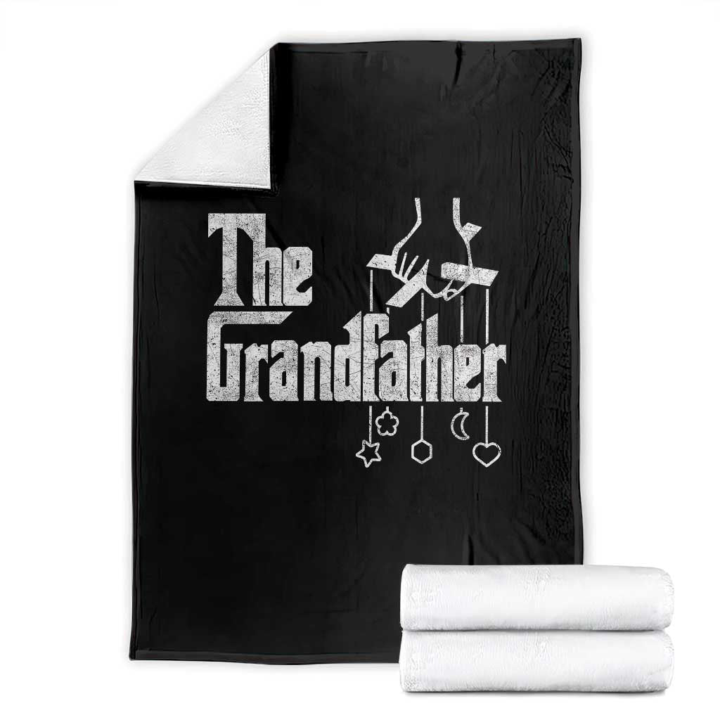 The Grandfather Throw Blanket Funny Grandpa Italian Mafia Style Father's Day