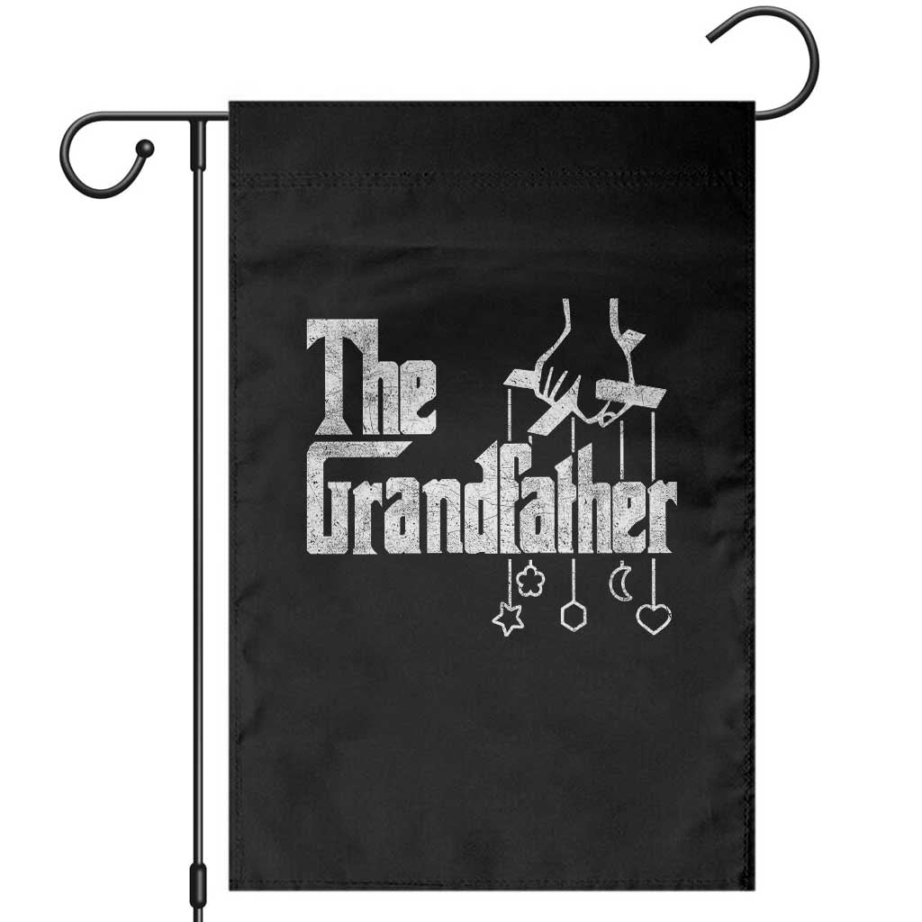 The Grandfather Garden Flag Funny Grandpa Italian Mafia Style Father's Day