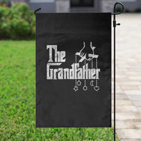 The Grandfather Garden Flag Funny Grandpa Italian Mafia Style Father's Day