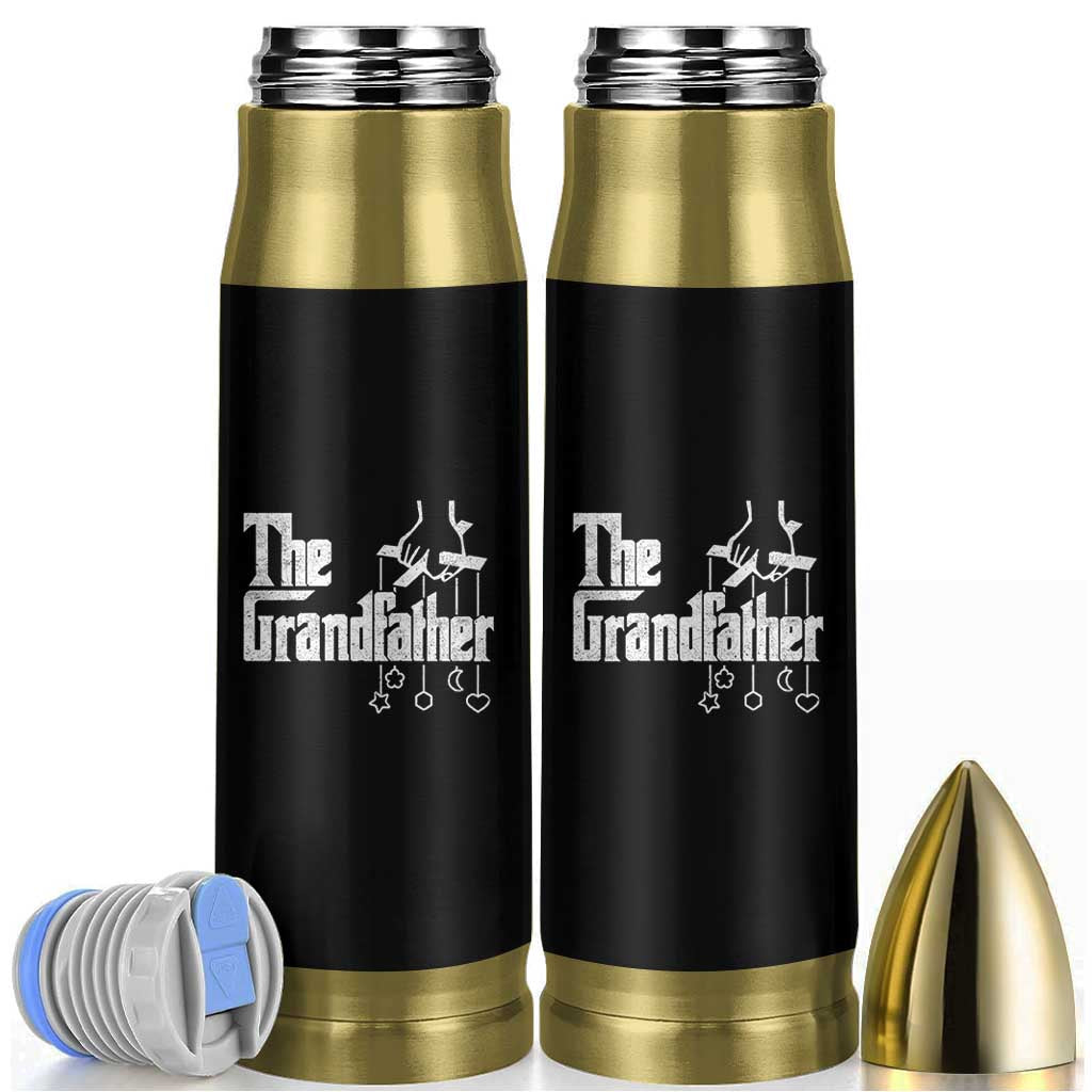 The Grandfather Bullet Tumbler Funny Grandpa Italian Mafia Style Father's Day