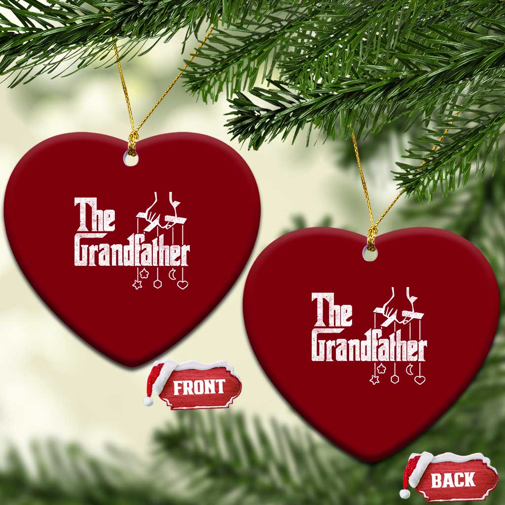 The Grandfather Ceramic Ornament Funny Grandpa Italian Mafia Style Father's Day