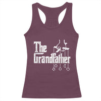The Grandfather Racerback Tank Top Funny Grandpa Italian Mafia Style Father's Day