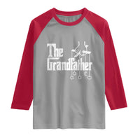 The Grandfather Raglan Shirt Funny Grandpa Italian Mafia Style Father's Day
