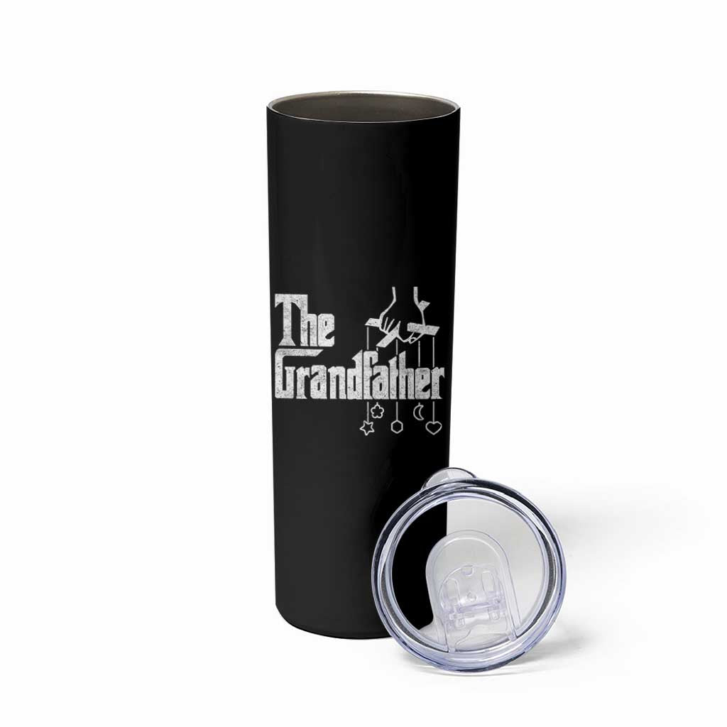 The Grandfather Skinny Tumbler Funny Grandpa Italian Mafia Style Father's Day