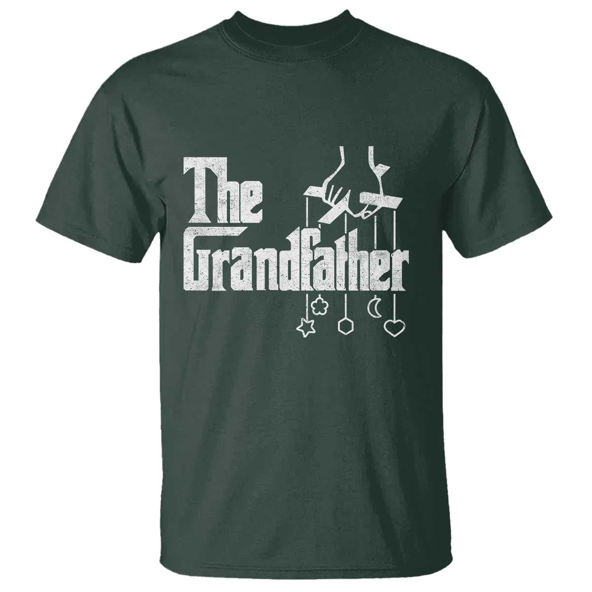 The Grandfather T Shirt Funny Grandpa Italian Mafia Style Father's Day