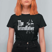 The Grandfather T Shirt For Women Funny Grandpa Italian Mafia Style Father's Day