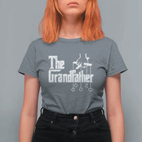 The Grandfather T Shirt For Women Funny Grandpa Italian Mafia Style Father's Day