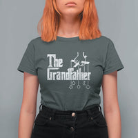 The Grandfather T Shirt For Women Funny Grandpa Italian Mafia Style Father's Day