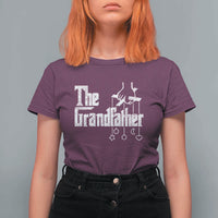 The Grandfather T Shirt For Women Funny Grandpa Italian Mafia Style Father's Day