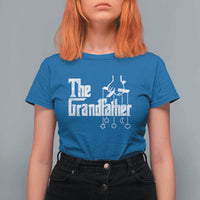 The Grandfather T Shirt For Women Funny Grandpa Italian Mafia Style Father's Day