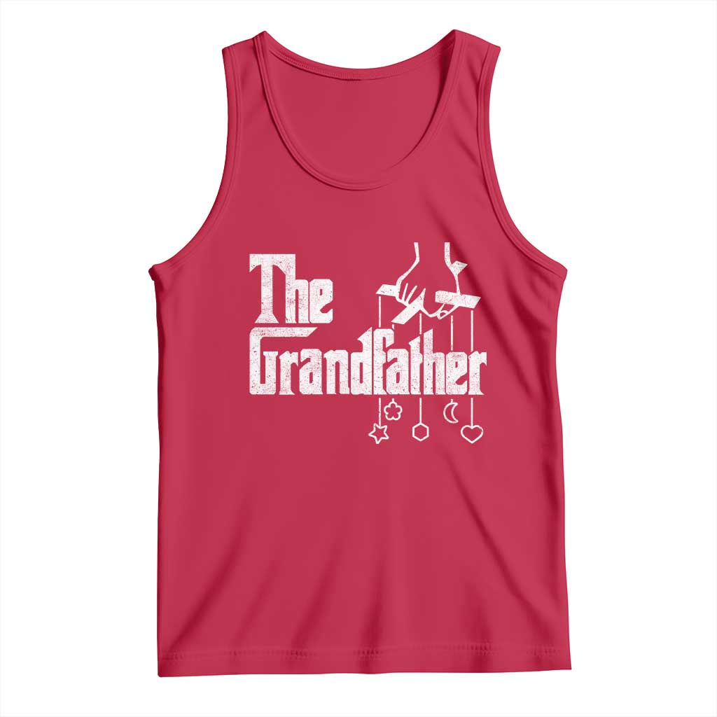 The Grandfather Tank Top Funny Grandpa Italian Mafia Style Father's Day