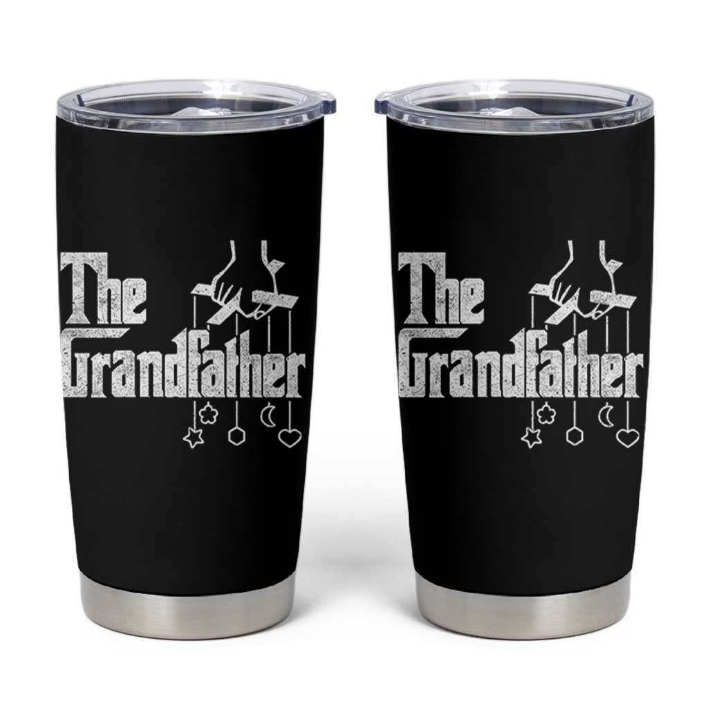 The Grandfather Tumbler Cup Funny Grandpa Italian Mafia Style Father's Day
