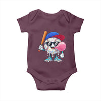 Baseball Bubble Gum Sports Game Day Baby Onesie