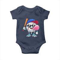 Baseball Bubble Gum Sports Game Day Baby Onesie