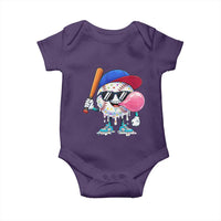 Baseball Bubble Gum Sports Game Day Baby Onesie