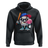 Baseball Bubble Gum Sports Game Day Hoodie