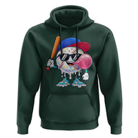 Baseball Bubble Gum Sports Game Day Hoodie