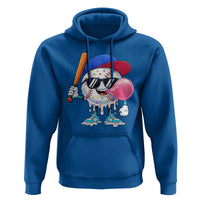 Baseball Bubble Gum Sports Game Day Hoodie