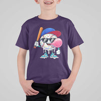 Baseball Bubble Gum Sports Game Day T Shirt For Kid