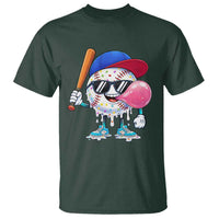 Baseball Bubble Gum Sports Game Day T Shirt