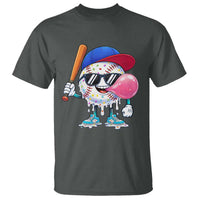 Baseball Bubble Gum Sports Game Day T Shirt