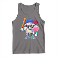 Baseball Bubble Gum Sports Game Day Tank Top